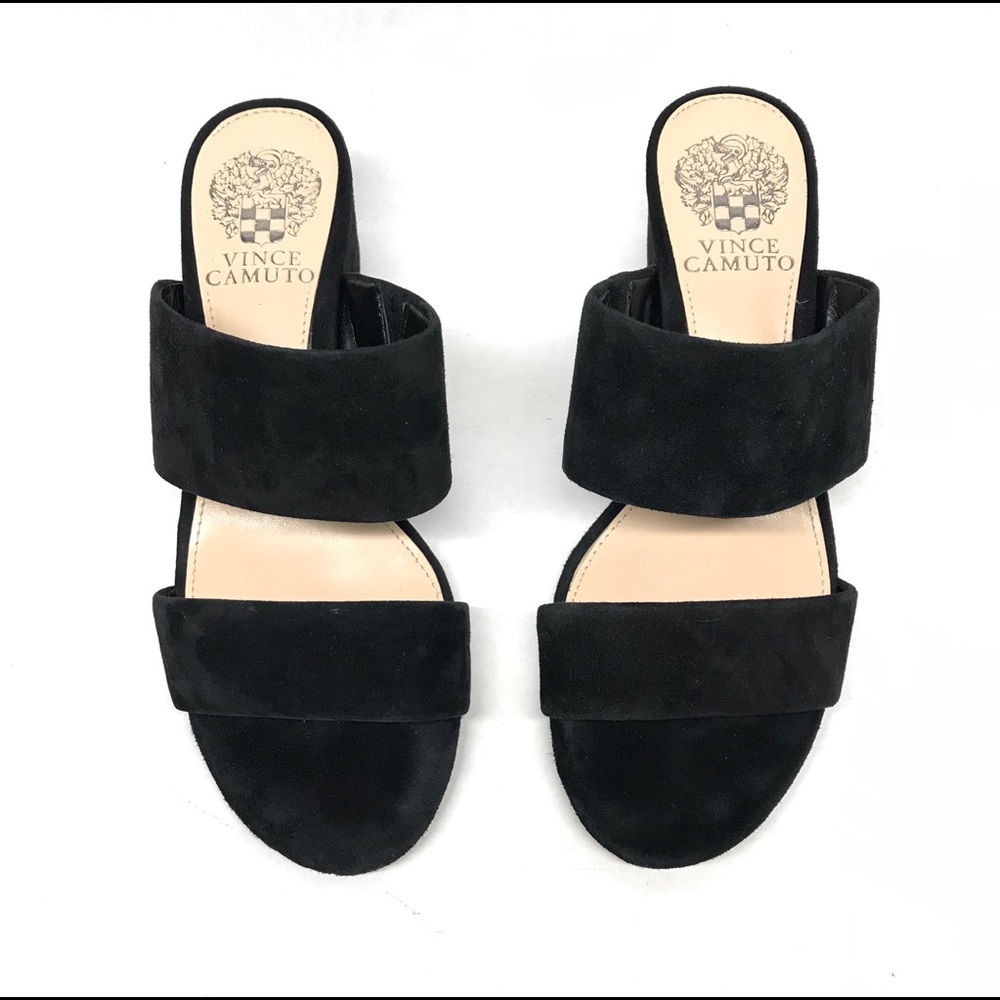 Vince Camuto Black Open Toe Sandals Size 6M/36